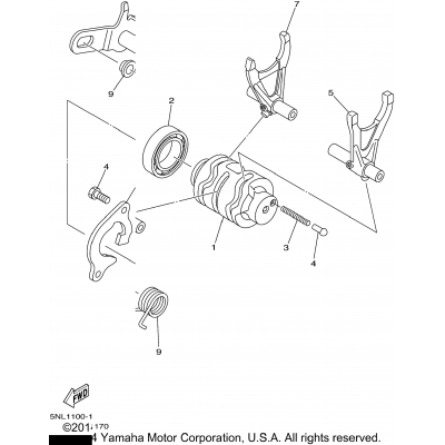 Shift Cam Fork