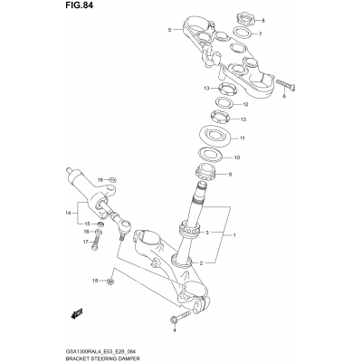 BRACKET STEERING DAMPER