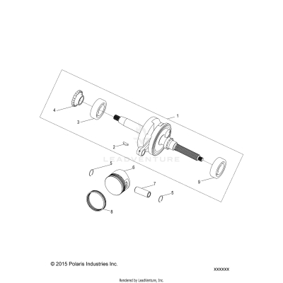 ENGINE, CRANKSHAFT and PISTON - A25YKA11N1/N5 (A00034)