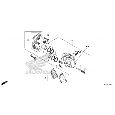 FRONT BRAKE CALIPER