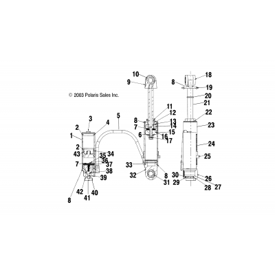 Front Track Shock S04ny6es/Ee/S04ny7cs/Ce/8Cs/8Ce (4988598859C06)