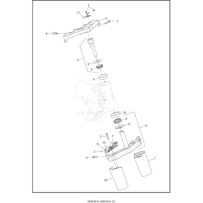 FORK BRACKETS, FRONT