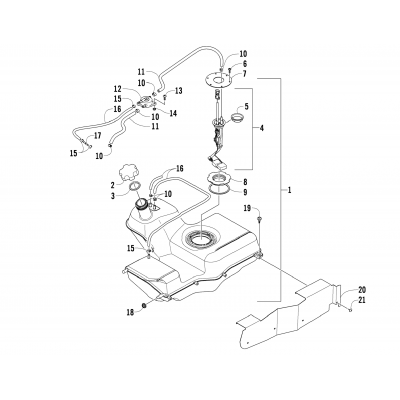 GAS TANK ASSEMBLY