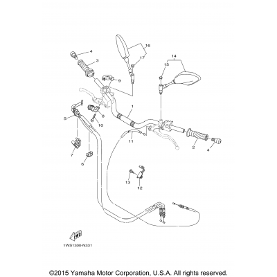 Steering Handle Cable