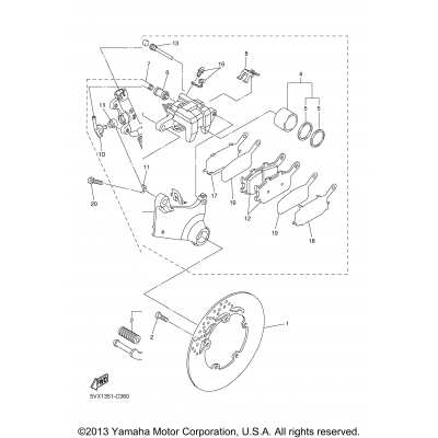 Rear Brake Caliper