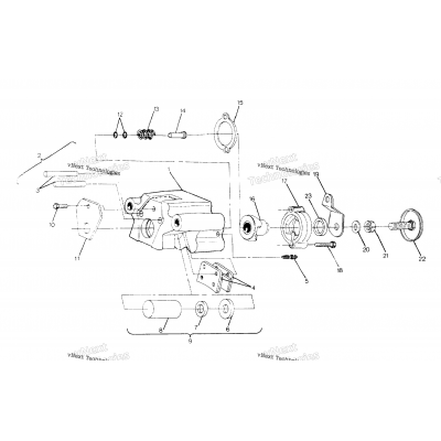 Rear Brake Assembly 4X4updated 4/89 #2