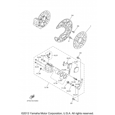 Front Brake Caliper