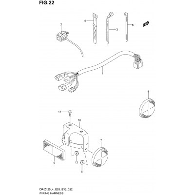 WIRING HARNESS (DR-Z125L4 E28)