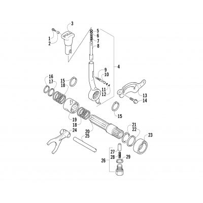 HI/LO SHIFTER ASSEMBLY