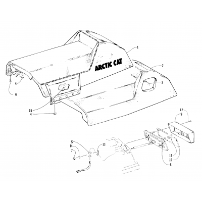 SEAT AND TAILLIGHT ASSEMBLIES
