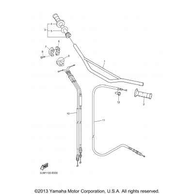 Steering Handle Cable