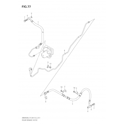 REAR BRAKE HOSE