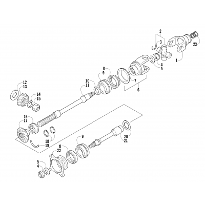 SECONDARY DRIVE ASSEMBLY