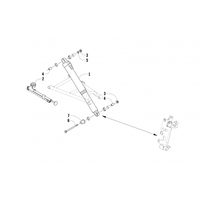 FRONT SUSPENSION SHOCK ABSORBER ASSEMBLY