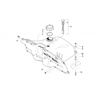 GAS TANK ASSEMBLY