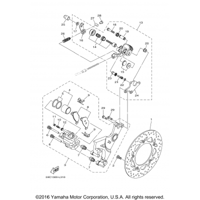 Rear Brake Caliper