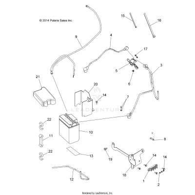 ELECTRICAL, BATTERY - A19SWE57B1 (49ATVBATTERY15570X2)