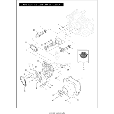 CAMSHAFTS & CAM COVER - TWIN CAM 96™ - JAPAN