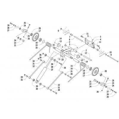 REAR SUSPENSION REAR ARM ASSEMBLY