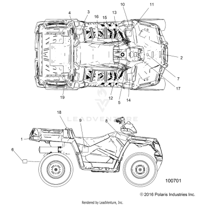 BODY, DECALS - A17SUH57N5 (100701)