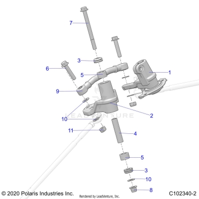 STEERING, IDLERS AND LINKS - A20SGE95AK (C102340-2)