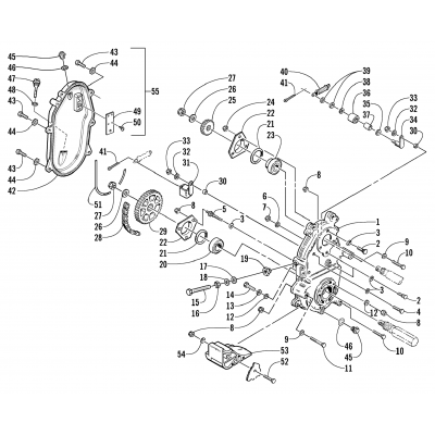 DRIVE/DROPCASE ASSEMBLY