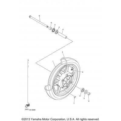 Front Wheel For Cast Wheel