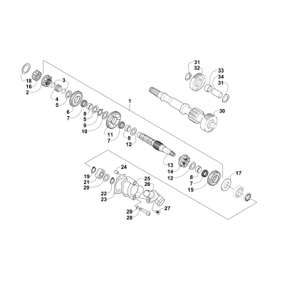 SECONDARY TRANSMISSION ASSEMBLY