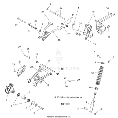 SUSPENSION, REAR - A17SES57F1/F2/FL/SET57F1 [100192]