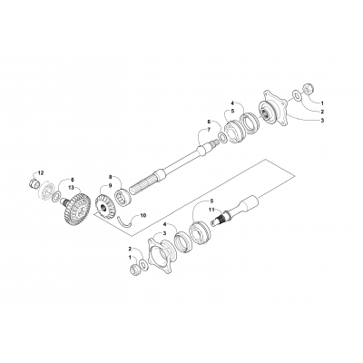 SECONDARY DRIVE ASSEMBLY