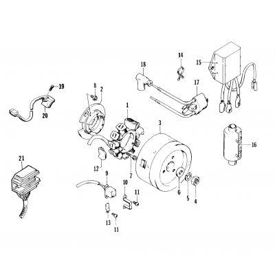 MAGNETO AND ELECTRICAL ASSEMBLY