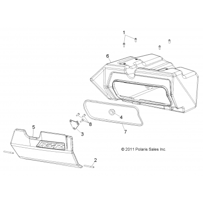 Body, Glovebox Z14ve76ad/7Eal/7Eaw/Eaj/Eau