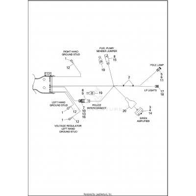 WIRING HARNESS, MAIN, ABS - FLHTP (5 OF 8)