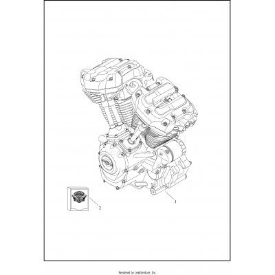 ENGINE ASSEMBLY - MILWAUKEE-EIGHT® 117 ENGINE