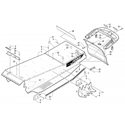 TUNNEL AND REAR BUMPER