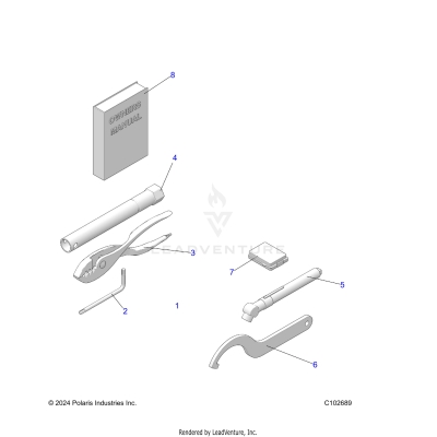 REFERENCE, TOOL KIT AND OWNERS MANUAL - A25SVA85A4 (C102689)
