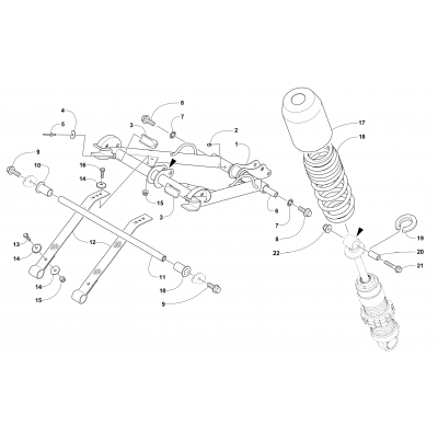 REAR SUSPENSION FRONT ARM ASSEMBLY