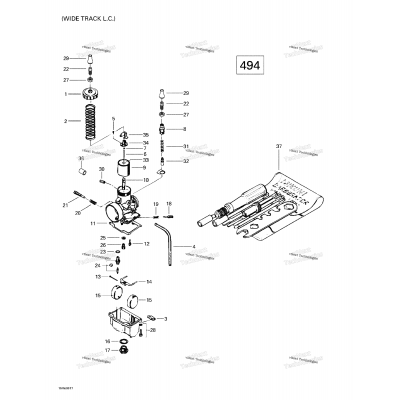 Carburetors Wide Track Lc (494)