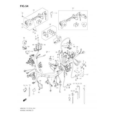 WIRING HARNESS (AN650A L1 E33)