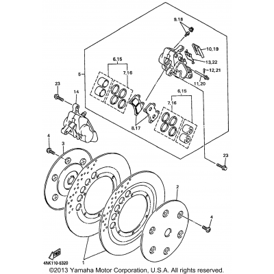 Front Brake Caliper