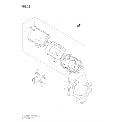 SPEEDOMETER (LT-A400FZ L1 E28)