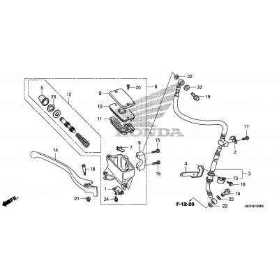 FRONT BRAKE MASTERCYLINDER