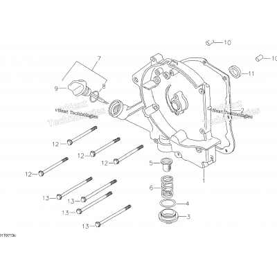 Crankcase Cover, Right