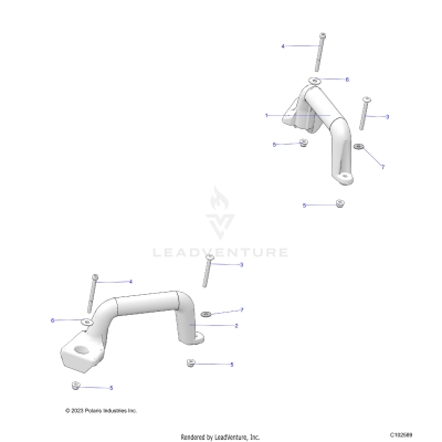BODY, HANDGRIPS - A25SLE95FN/CN/EN (C102589)
