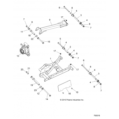 Suspension, Rear Control Arms