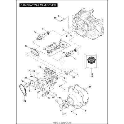 CAMSHAFTS & CAM COVER