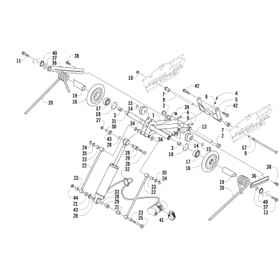 REAR SUSPENSION REAR ARM ASSEMBLY