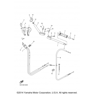 Steering Handle Cable