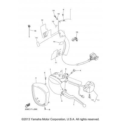 Handle Switch Lever