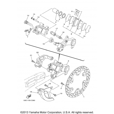 Rear Brake Caliper